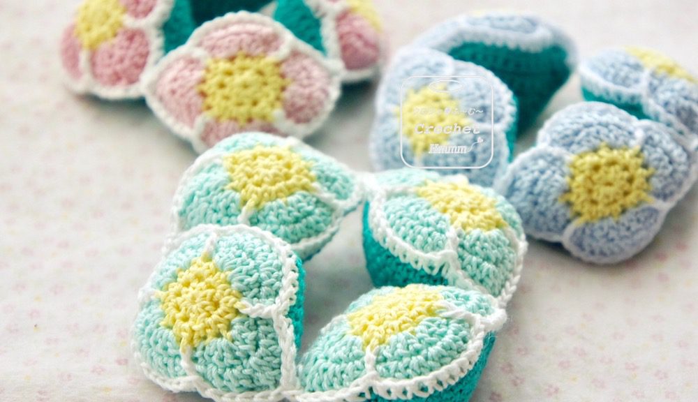 Flower Amish Puzzle Ball かぎ針編みのお花のパズルボールの編み方 Crochet Hmmm クロシェ ふ む